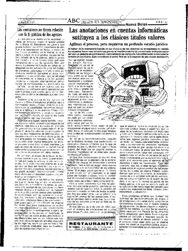 ABC MADRID 20-07-1987 página 35