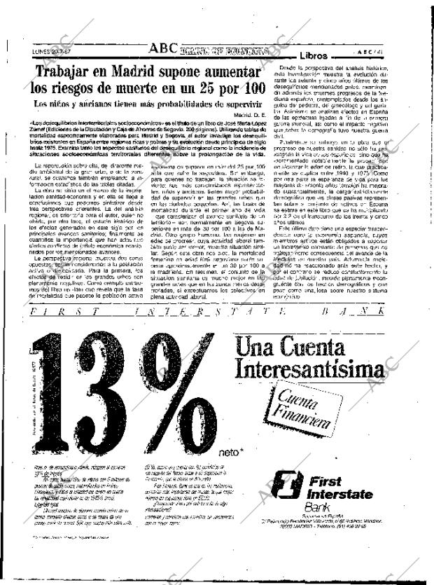 ABC MADRID 20-07-1987 página 41