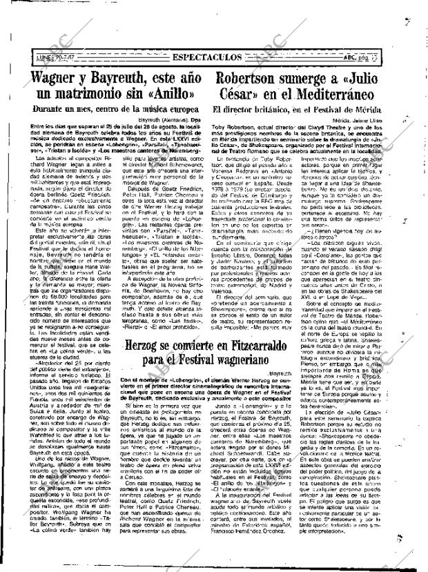 ABC MADRID 20-07-1987 página 73