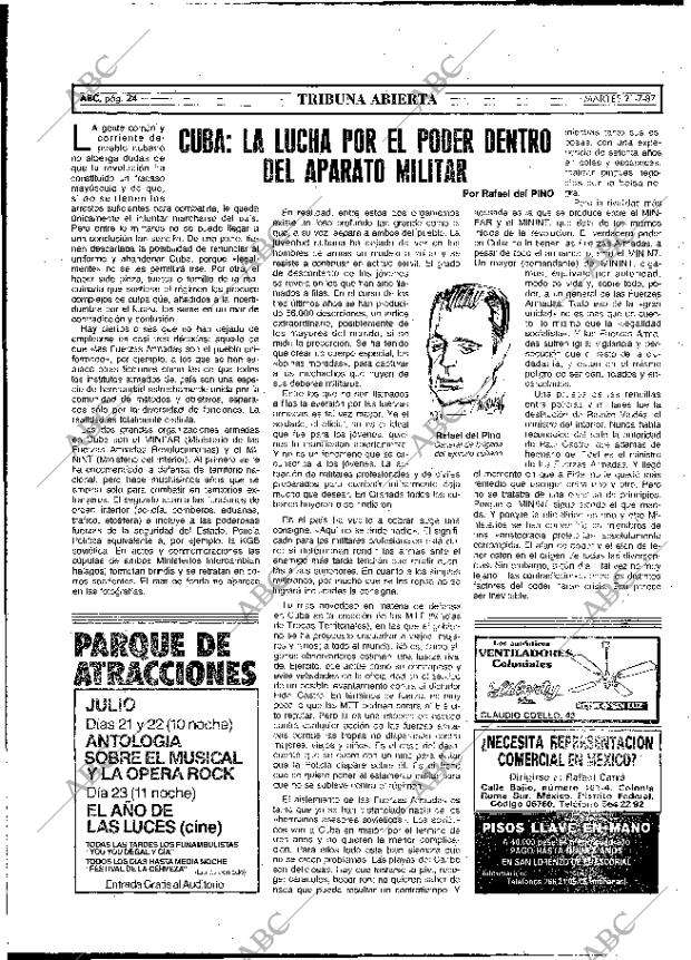 ABC MADRID 21-07-1987 página 24