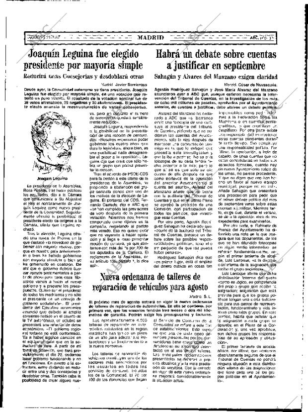 ABC MADRID 21-07-1987 página 31