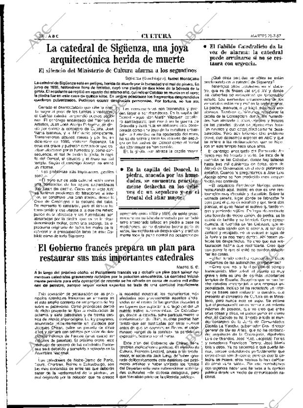 ABC MADRID 21-07-1987 página 38