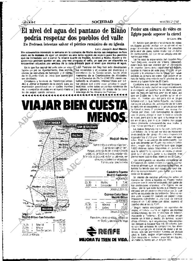 ABC MADRID 21-07-1987 página 40