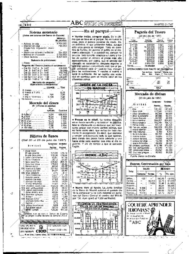 ABC MADRID 21-07-1987 página 62