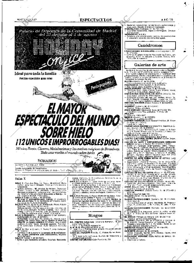 ABC MADRID 21-07-1987 página 75