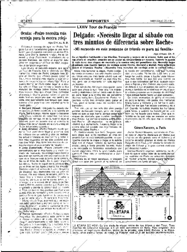 ABC MADRID 22-07-1987 página 68