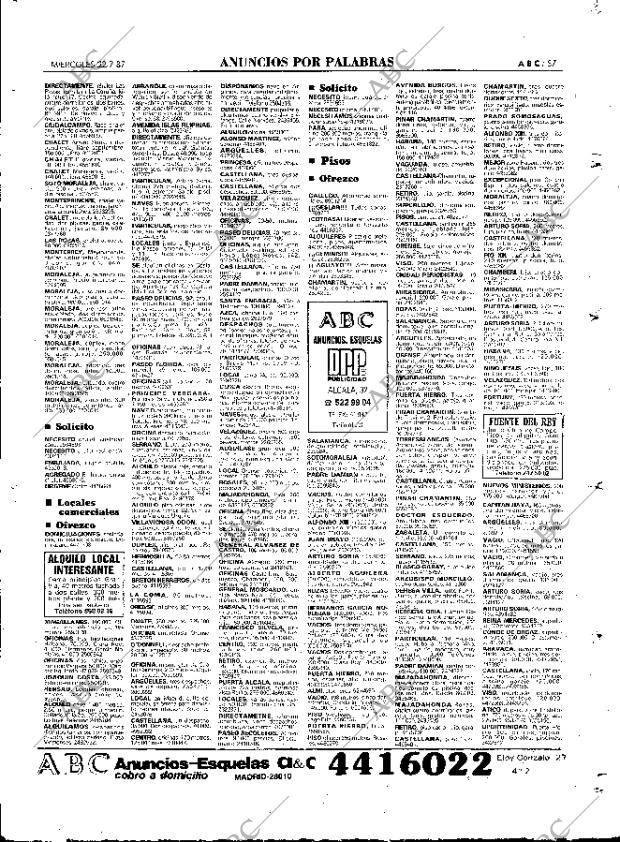 ABC MADRID 22-07-1987 página 87