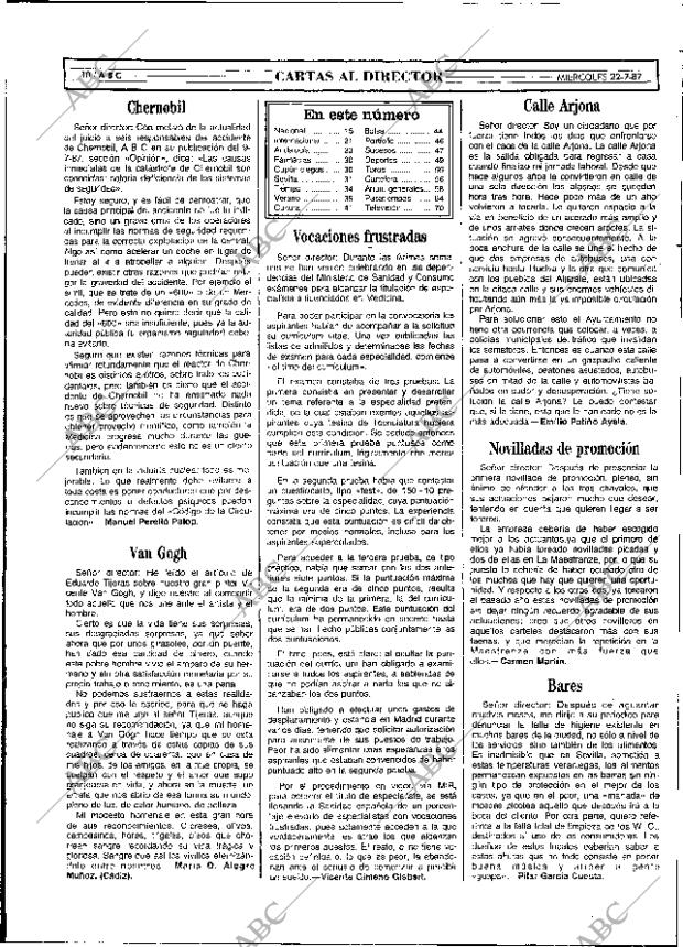 ABC SEVILLA 22-07-1987 página 10