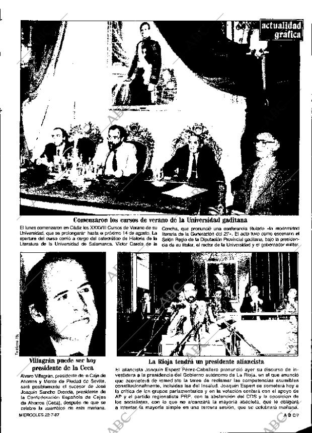 ABC SEVILLA 22-07-1987 página 7