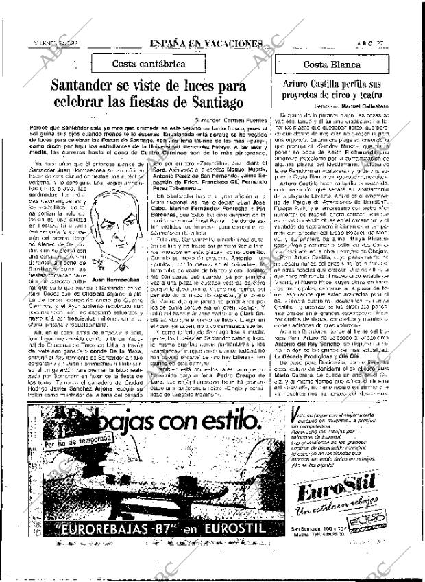 ABC MADRID 24-07-1987 página 27