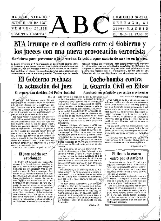 ABC MADRID 25-07-1987 página 9