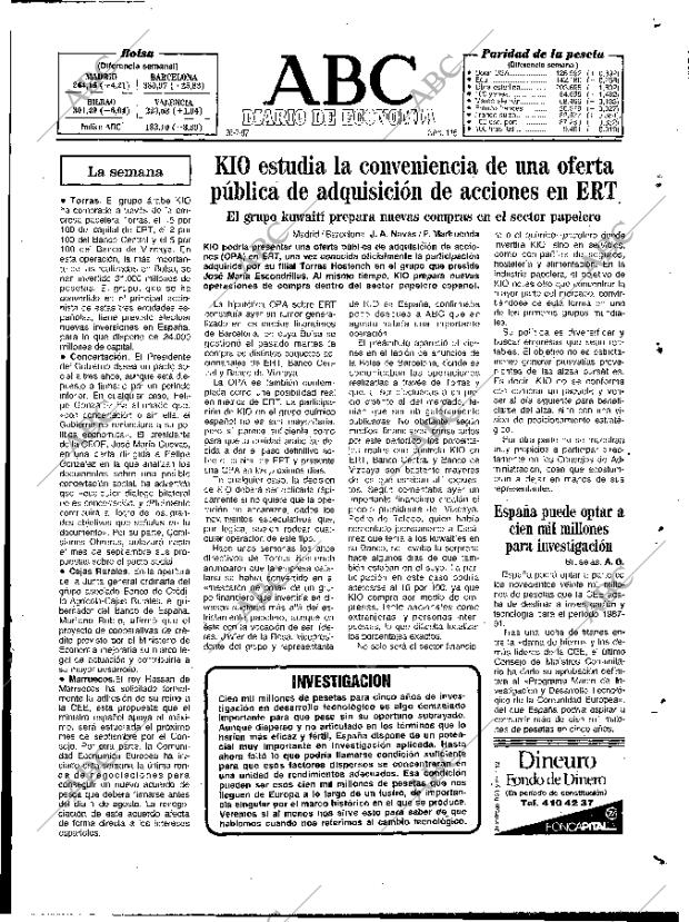 ABC MADRID 26-07-1987 página 63