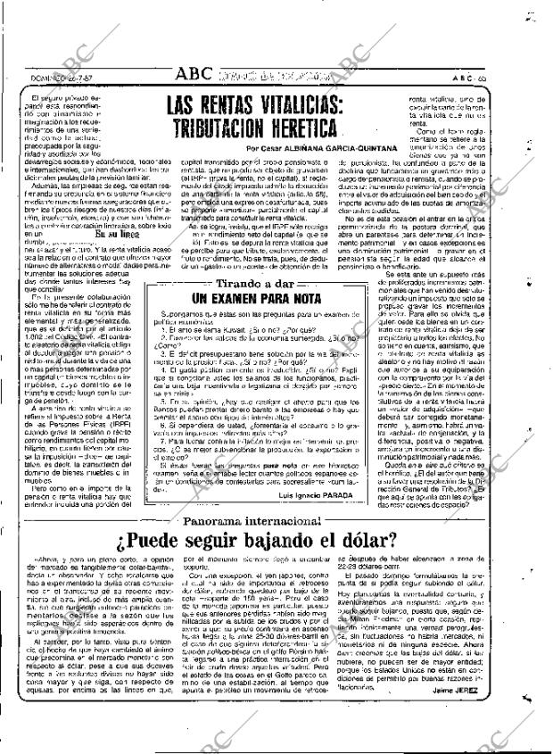 ABC MADRID 26-07-1987 página 65