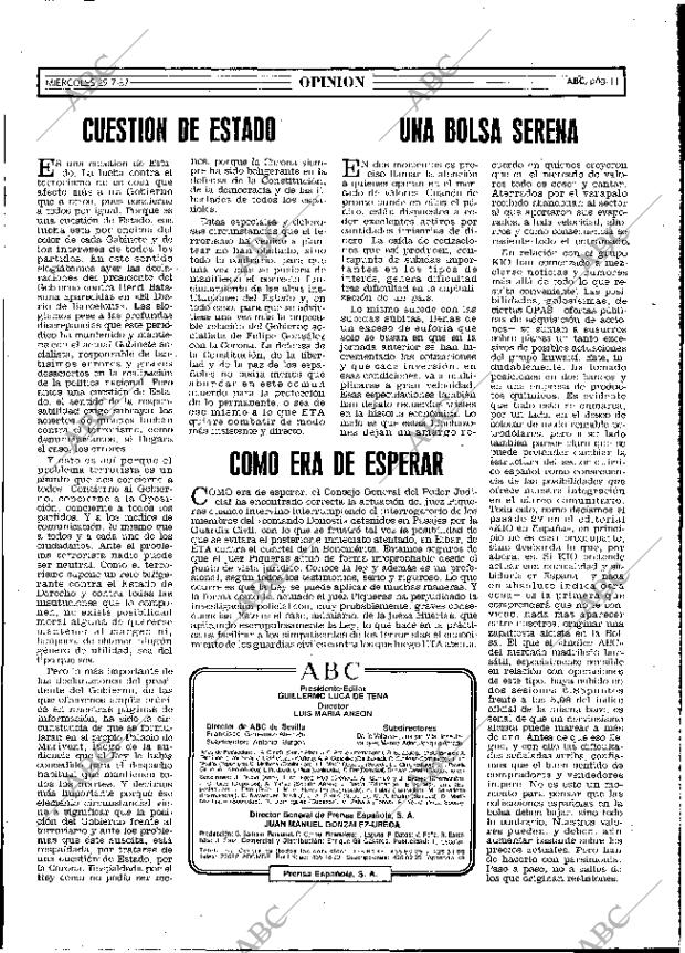 ABC MADRID 29-07-1987 página 11