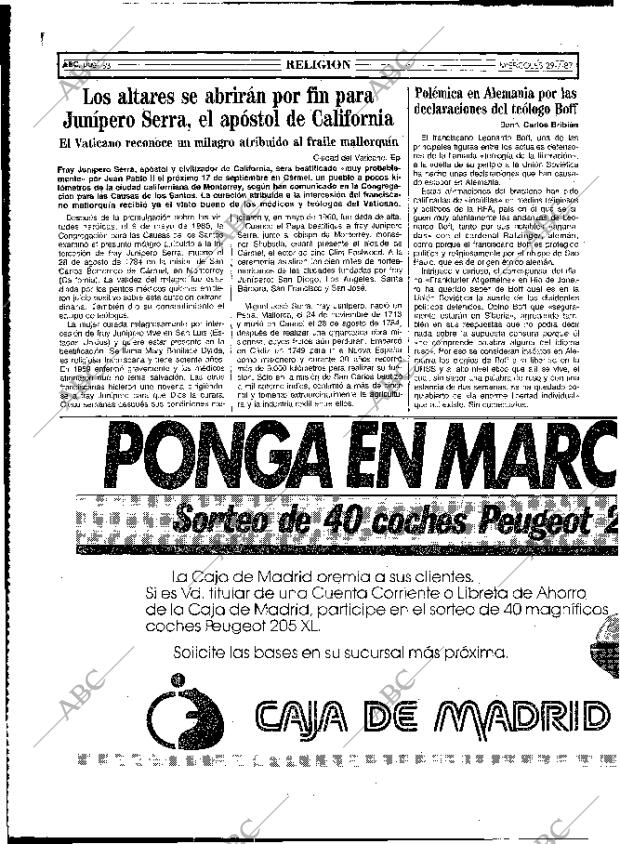ABC MADRID 29-07-1987 página 38