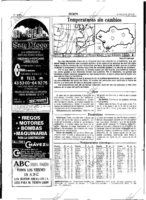 ABC SEVILLA 29-07-1987 página 30