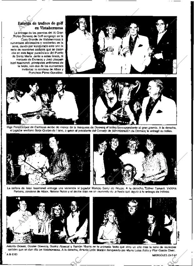 ABC SEVILLA 29-07-1987 página 60