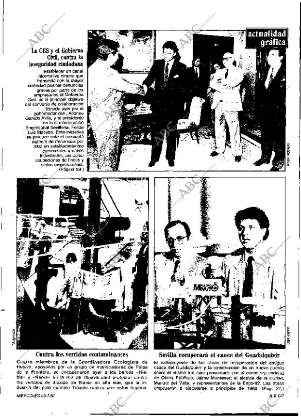 ABC SEVILLA 29-07-1987 página 7