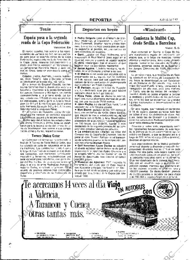 ABC MADRID 30-07-1987 página 70