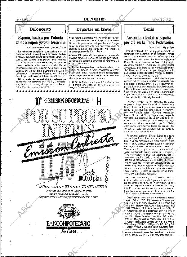 ABC MADRID 31-07-1987 página 64