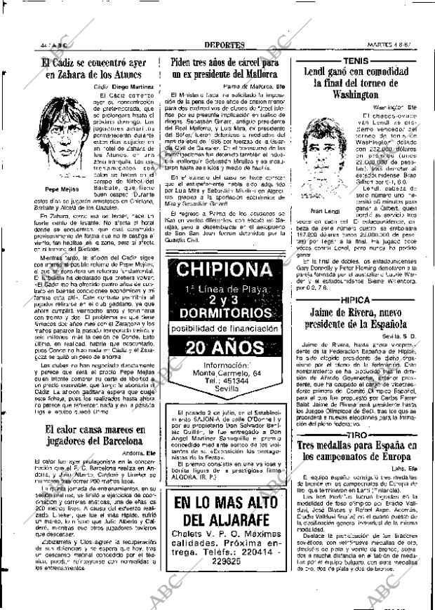 ABC SEVILLA 04-08-1987 página 44