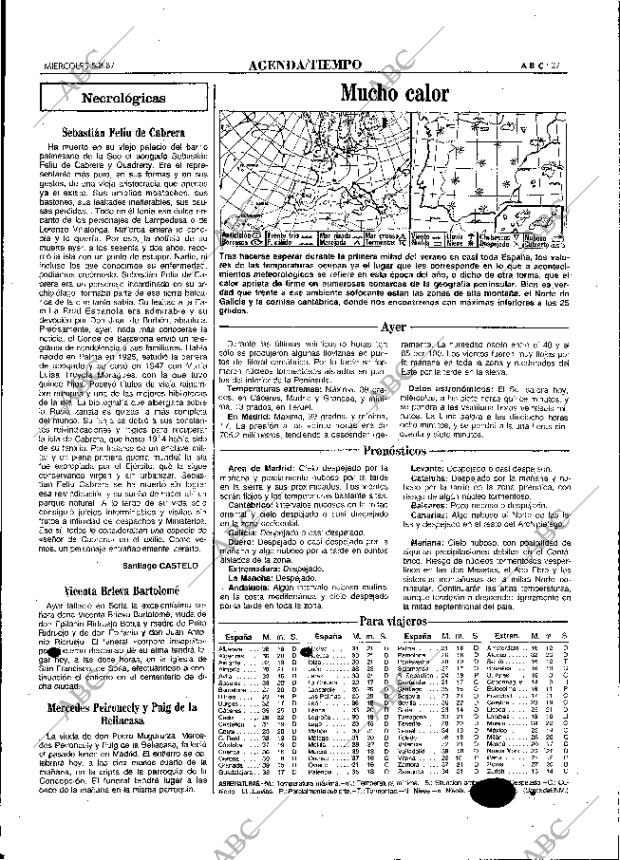 ABC MADRID 05-08-1987 página 27