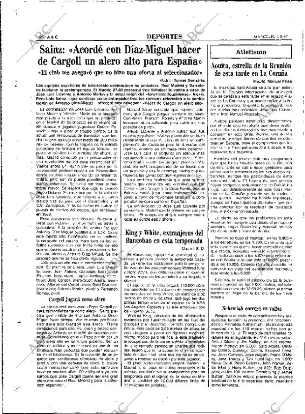 ABC MADRID 05-08-1987 página 66
