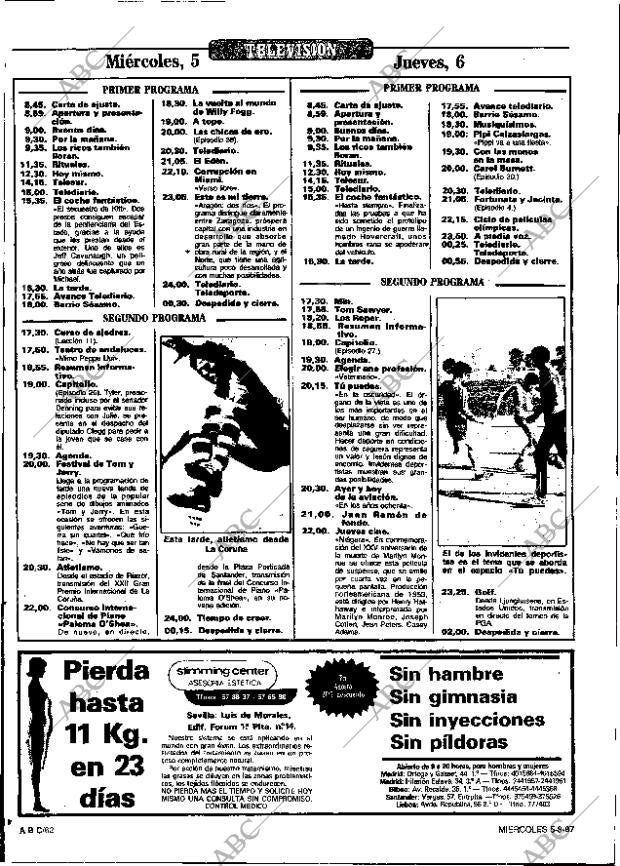 ABC SEVILLA 05-08-1987 página 62