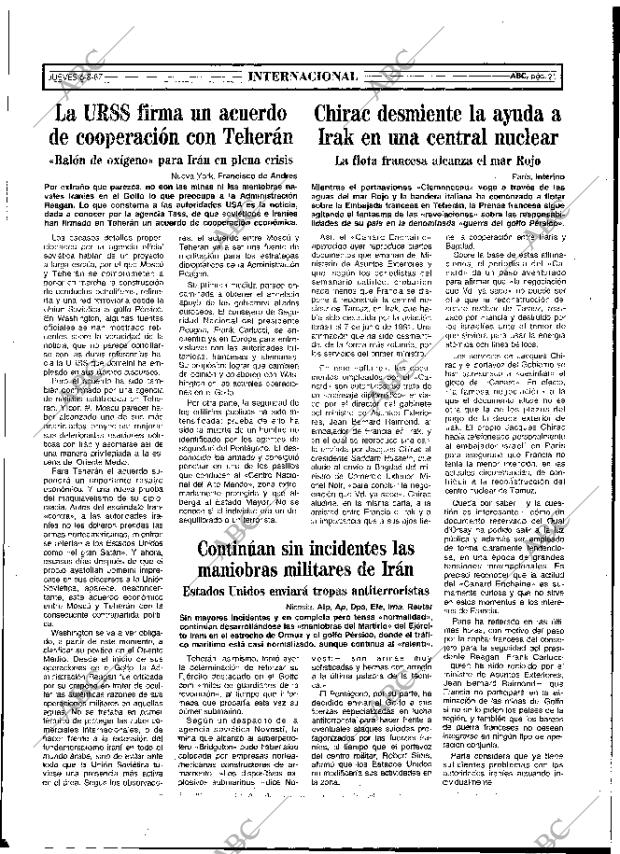 ABC MADRID 06-08-1987 página 21