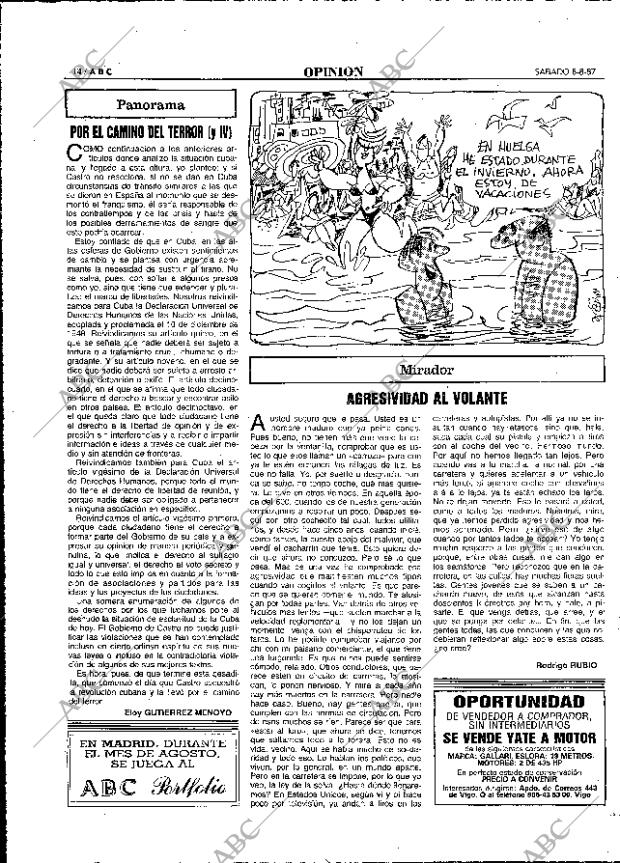 ABC MADRID 08-08-1987 página 14