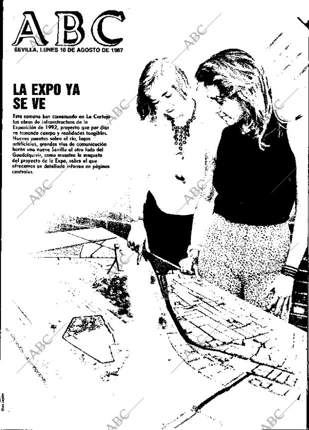 ABC SEVILLA 10-08-1987 página 1