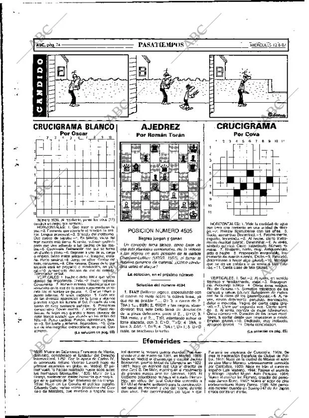 ABC MADRID 12-08-1987 página 74