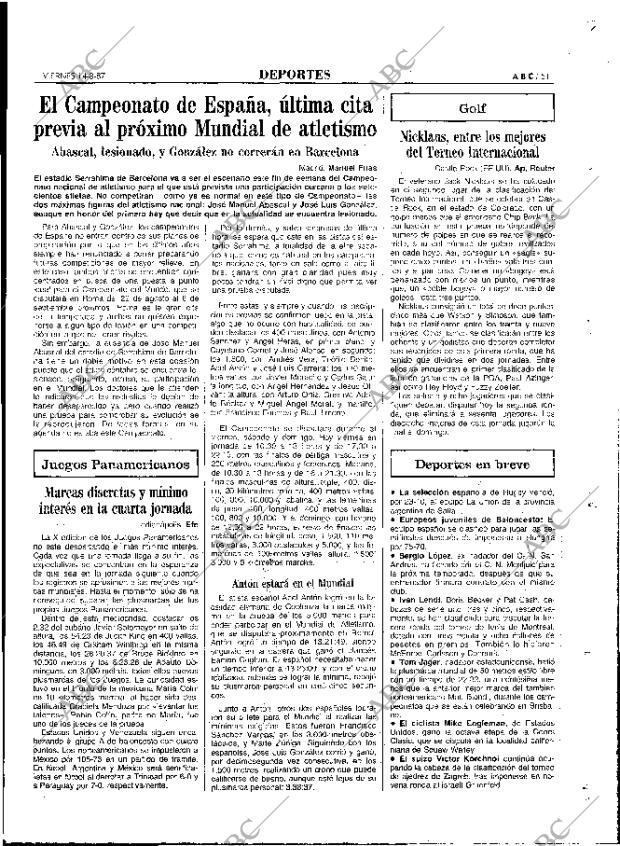 ABC MADRID 14-08-1987 página 51