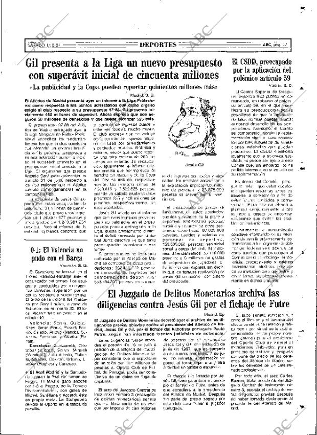 ABC MADRID 15-08-1987 página 57