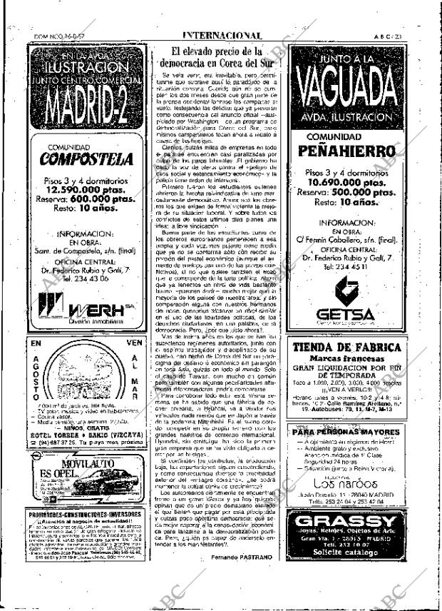 ABC MADRID 16-08-1987 página 23