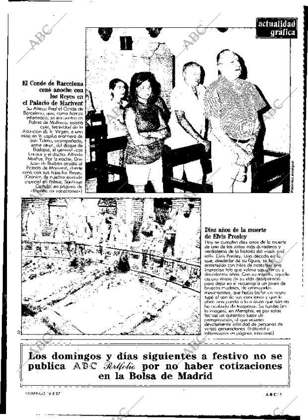 ABC MADRID 16-08-1987 página 5