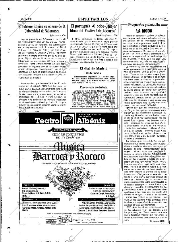 ABC MADRID 17-08-1987 página 56