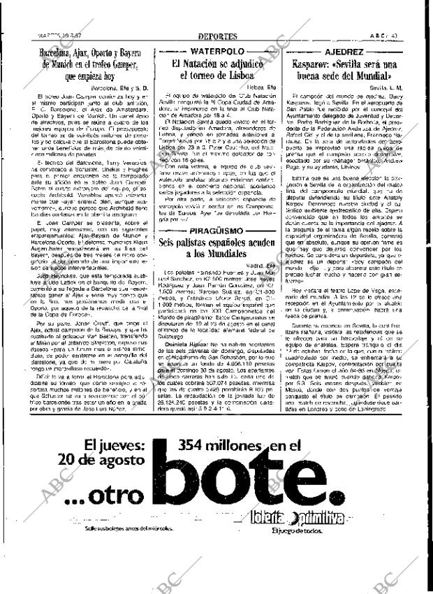 ABC SEVILLA 18-08-1987 página 43