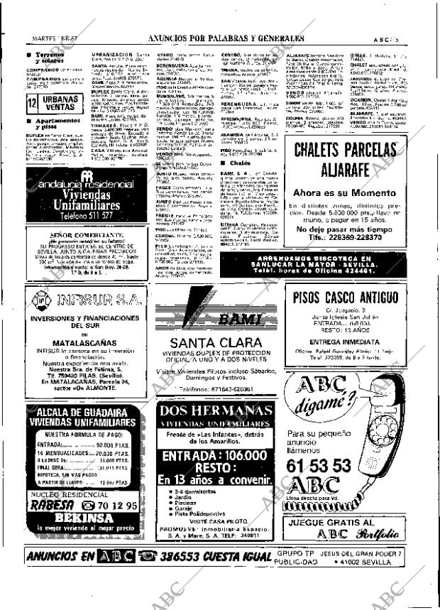 ABC SEVILLA 18-08-1987 página 51