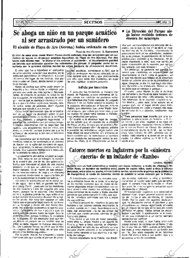 ABC MADRID 20-08-1987 página 39