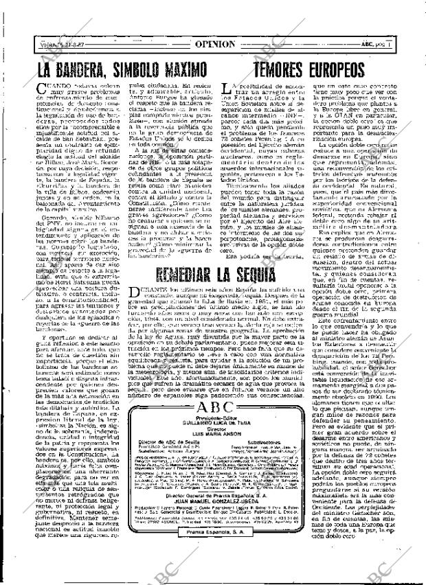 ABC MADRID 21-08-1987 página 11