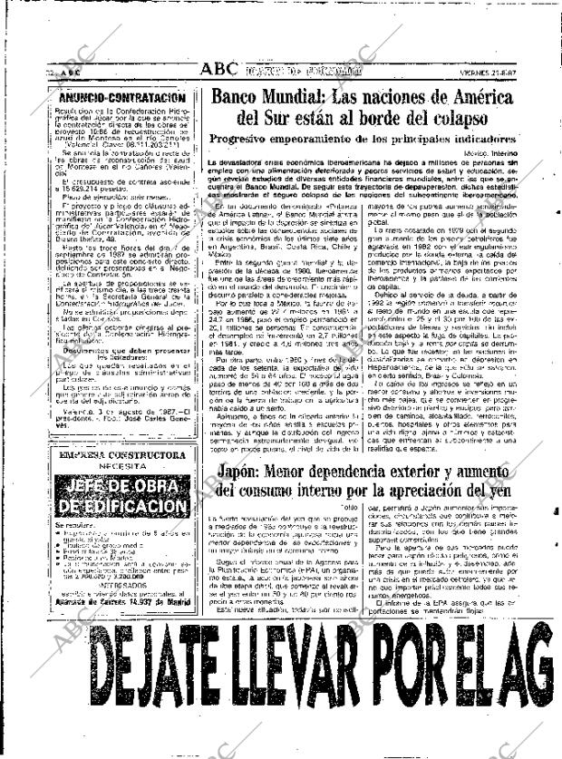 ABC MADRID 21-08-1987 página 32