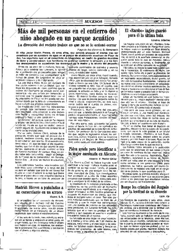 ABC MADRID 21-08-1987 página 39