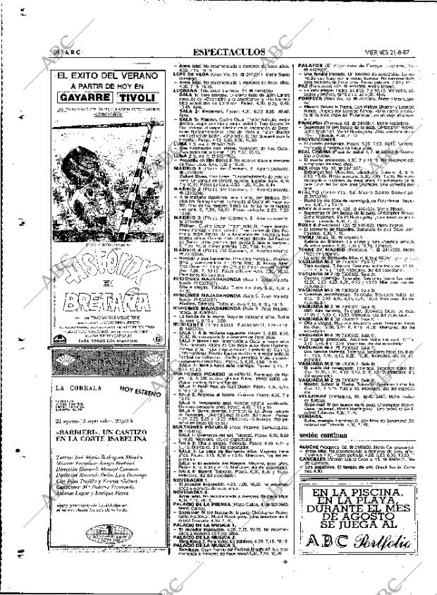 ABC MADRID 21-08-1987 página 58