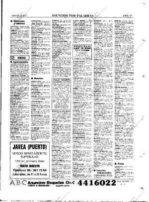 ABC MADRID 21-08-1987 página 67