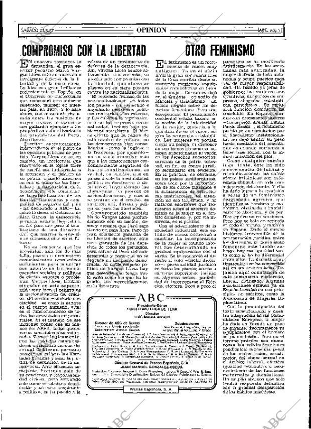 ABC MADRID 22-08-1987 página 11