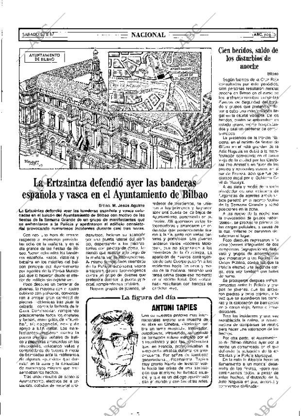 ABC MADRID 22-08-1987 página 15