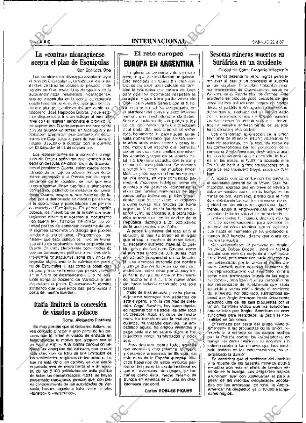 ABC MADRID 22-08-1987 página 20