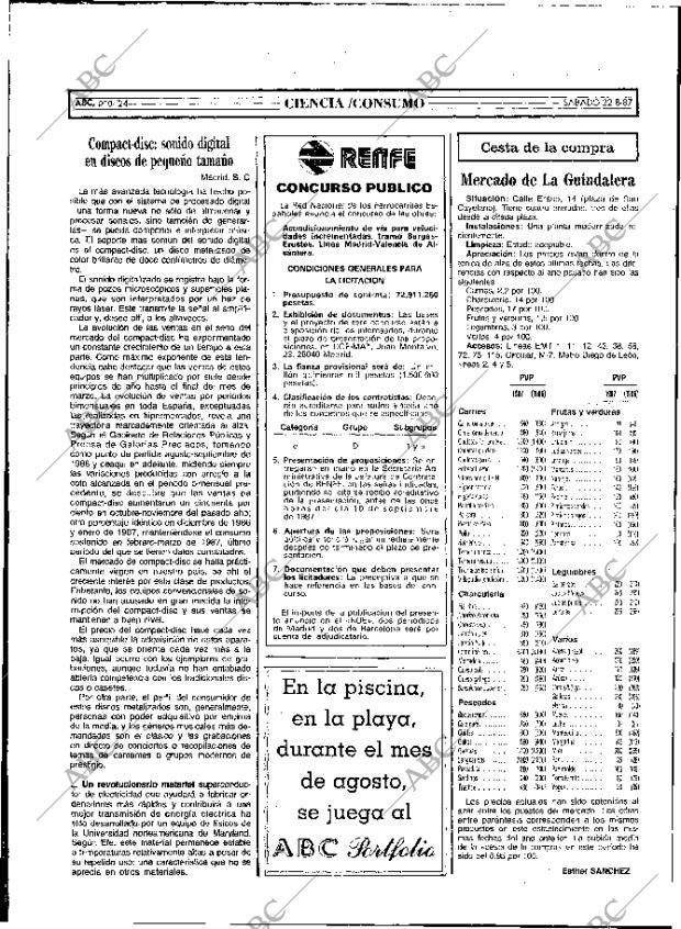 ABC MADRID 22-08-1987 página 24