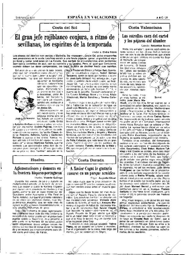 ABC MADRID 22-08-1987 página 29